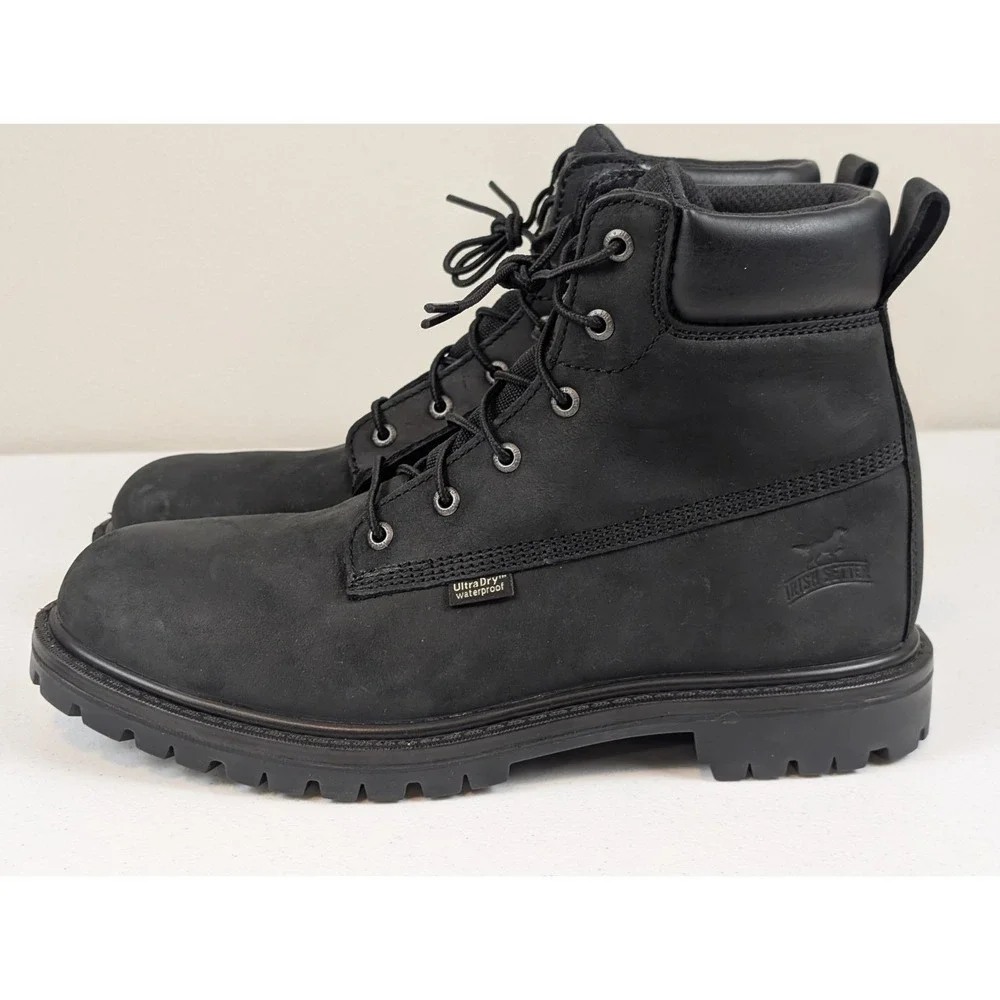 Irish Setter Work Boots Men 10.5D Black 83671 Waterproof EH Lug Sole New No Box